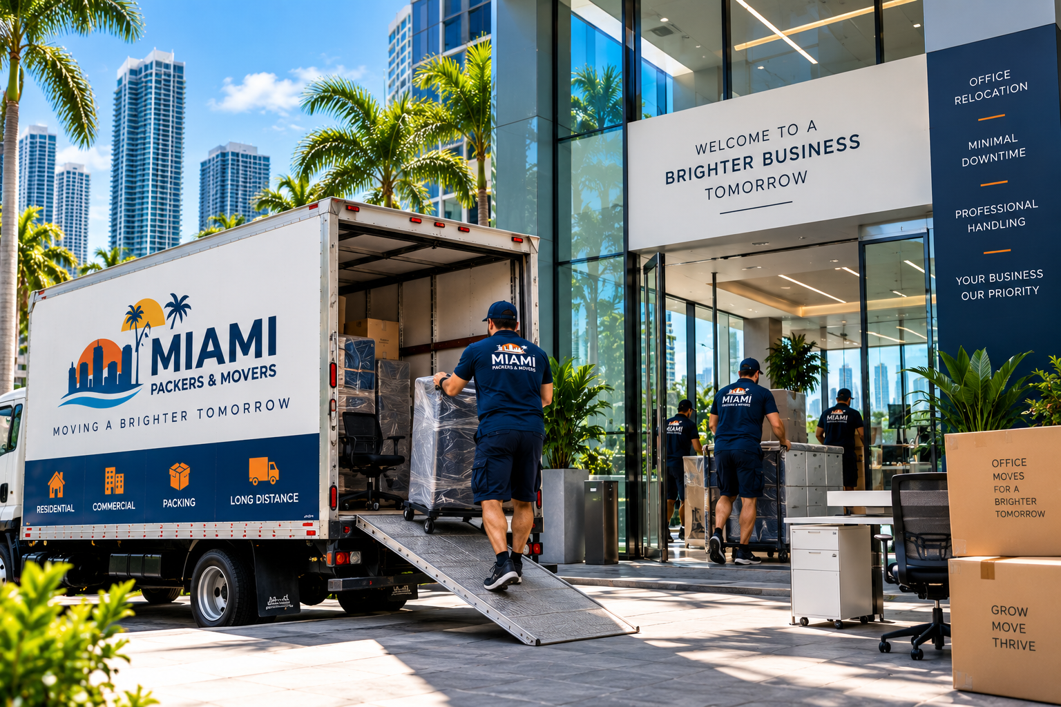 Commercial movers Miami Florida