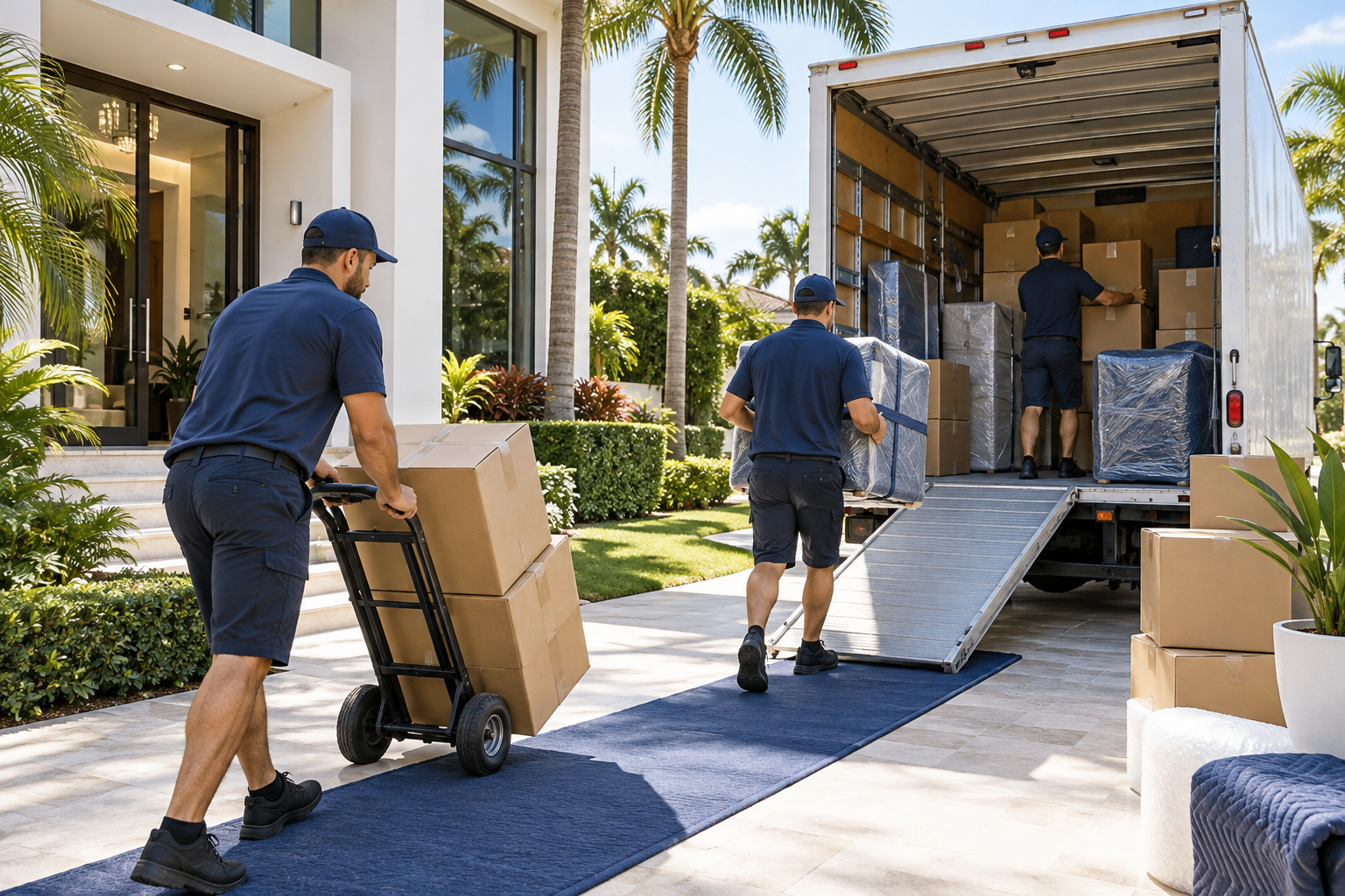 Miami packing and moving services
