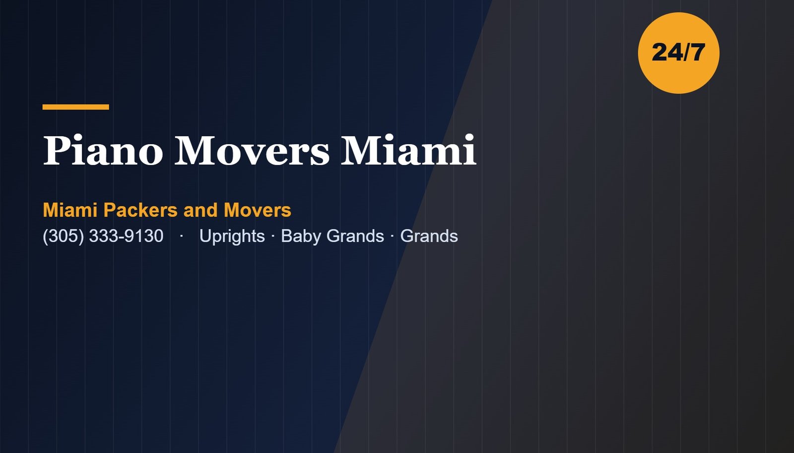Piano Movers Miami