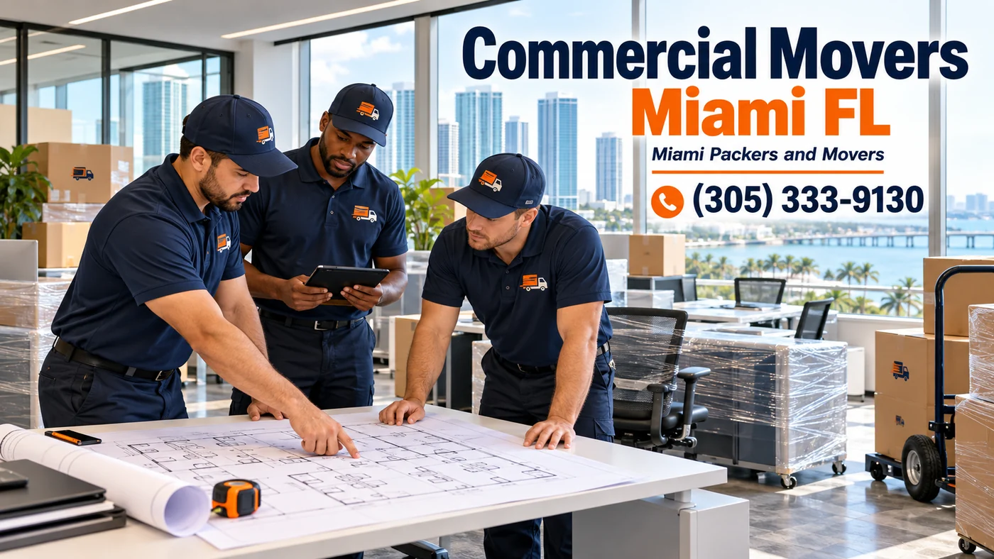 Commercial Movers Miami FL crew